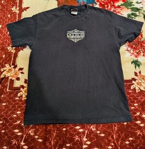 Vintage Orange County Choppers Motorcycle Logo New York Biker Shirt L Y2K